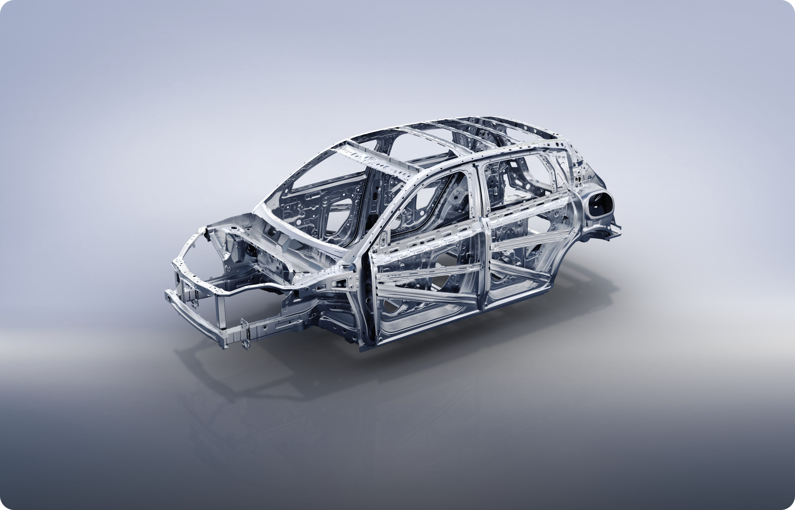 Chery Q high-strength steel body-in-white chassis